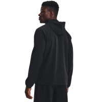 Under Armour Stretch Trainingspak Woven Full-Zip Zwart Grijs