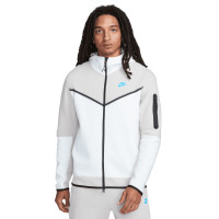 Nike Tech Fleece Vest Lichtgrijs Wit Blauw