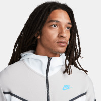 Nike Tech Fleece Vest Lichtgrijs Wit Blauw