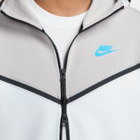 Nike Tech Fleece Vest Lichtgrijs Wit Blauw