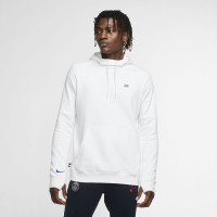 Nike Paris Saint Germain GFA Fleece Hoodie 2020-2021 Wit