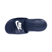 Nike Victori One Slippers Donkerblauw Wit