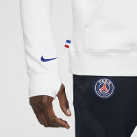 Nike Paris Saint Germain GFA Fleece Hoodie 2020-2021 Wit