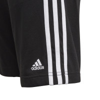 adidas Essentials 3-Stripes Lang Broekje Kids Zwart Wit