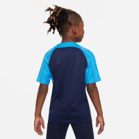 Nike Dri-Fit Strike III Trainingsshirt Kids Blauw Wit