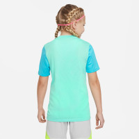 Nike Dri-Fit Trophy V Trainingsshirt Kids Turquoise Blauw Wit