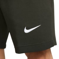 Nike FC Barcelona Tech Fleece Broekje 2023-2024 Donkergroen Wit