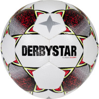 Derbystar Classic Super Light II Voetbal 4 x 3 Vlakken Maat 4 Wit Rood Geel