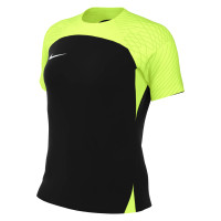 Nike Dri-Fit Strike III Trainingsshirt Dames Zwart Geel Wit