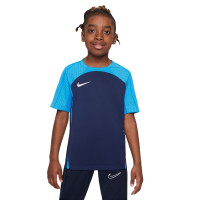 Nike Dri-Fit Strike III Trainingsshirt Kids Blauw Wit