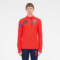 New Balance Lille OSC Trainingspak 1/4-Zip 2023-2024 Rood Donkerblauw