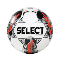 Select Hybrid Club DB v23 Voetbal Maat 5 Wit Zwart Felrood