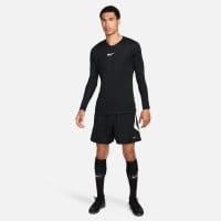 Nike Dri-Fit Park Ondershirt Lange Mouwen Zwart Wit