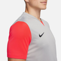 Nike Dri-Fit Trophy V Trainingsshirt Grijs Rood Zwart