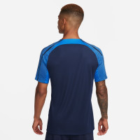 Nike Dri-Fit Strike 23 Trainingsshirt Donkerblauw Blauw Wit