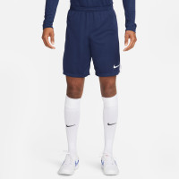 Nike Dri-FIT League III Voetbalbroekje Donkerblauw Wit