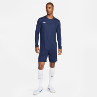 Nike Dri-FIT League III Voetbalbroekje Donkerblauw Wit