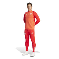 adidas Bayern München Trainingspak 1/4-Zip 2023-2024 Rood Wit