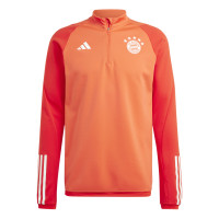 adidas Bayern München Trainingspak 1/4-Zip 2023-2024 Rood Wit