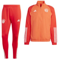 adidas Bayern München Presentatie Trainingspak 2023-2024 Rood Wit