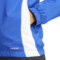 adidas Tiro 24 Windbreaker Dames Blauw Wit