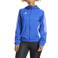 adidas Tiro 24 Windbreaker Dames Blauw Wit