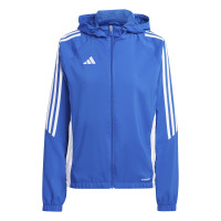 adidas Tiro 24 Windbreaker Dames Blauw Wit