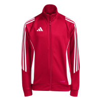 adidas Tiro 24 Trainingspak Kids Rood Zwart Wit