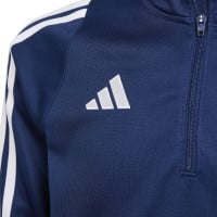 adidas Tiro 24 Trainingspak 1/4-Zip Kids Donkerblauw Wit