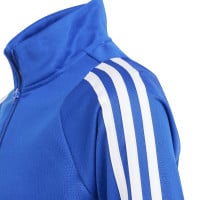 adidas Tiro 24 Trainingspak 1/4-Zip Kids Blauw Donkerblauw Wit