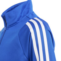 adidas Tiro 24 Trainingstrui 1/4-Zip Kids Blauw Wit