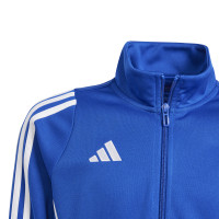 adidas Tiro 24 Trainingspak Kids Blauw Donkerblauw Wit