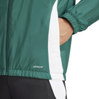 adidas Tiro 24 Windbreaker Donkergroen Wit