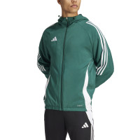 adidas Tiro 24 Windbreaker Donkergroen Wit