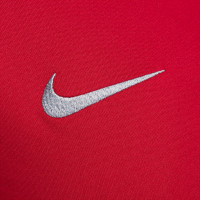 Nike Liverpool Strike Trainingspak 1/4-Zip 2023-2024 Dames Rood Donkergrijs Grijs