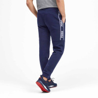 PUMA Amplified Pants Fleece Donkerblauw Wit