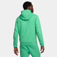 Nike Tech Fleece Sportswear Trainingspak Felgroen Zwart