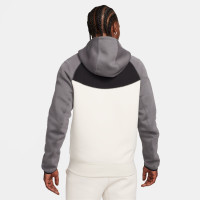 Nike Tech Fleece Sportswear Trainingspak Wit Zwart Donkergrijs Lichtgeel