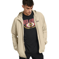 Under Armour Stretch Woven Trainingspak Full-Zip Beige Zwart