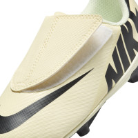 Nike Mercurial Vapor 15 Club Velcro Gras / Kunstgras Voetbalschoenen (MG) Kleuters Geel Zwart