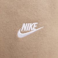 Nike Sportswear Club Fleece Trainingspak Hooded Beige Wit