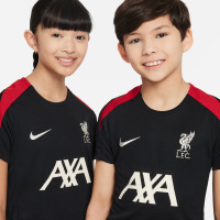 Nike Liverpool Strike Trainingsset 2024-2025 Kids Zwart Rood