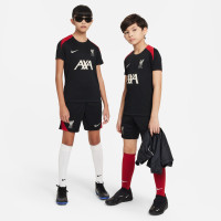 Nike Liverpool Strike Trainingsset 2024-2025 Kids Zwart Rood