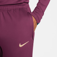 Nike Paris Saint-Germain Strike Trainingsbroek 2024-2025 Paars Groen Wit Goud