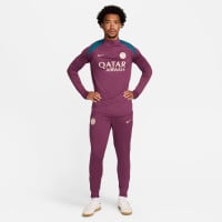 Nike Paris Saint-Germain Strike Trainingsbroek 2024-2025 Paars Groen Wit Goud