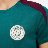 Nike Paris Saint Germain Strike Trainingsshirt 2024-2025 Kids Groen Paars Wit Goud