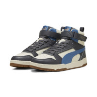 PUMA Rebound Game Sneakers Gebroken Wit Donkerblauw Blauw