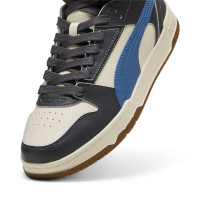 PUMA Rebound Game Sneakers Gebroken Wit Donkerblauw Blauw