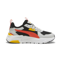 PUMA Trinity Sneakers Lite Kids Grijs Zwart Rood