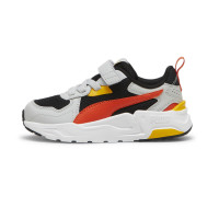 PUMA Trinity Sneakers Lite AC+ Kids Grijs Zwart Rood